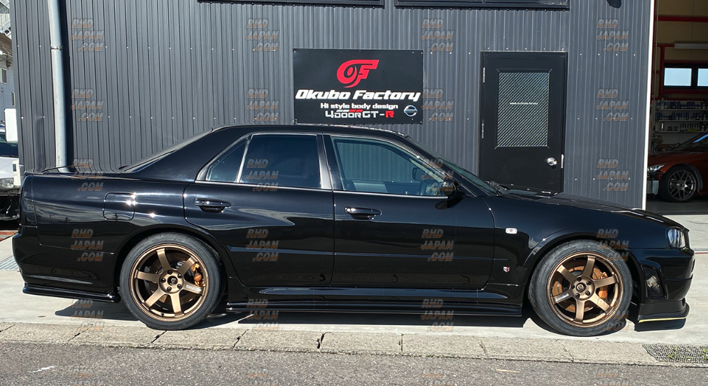 Okubo Factory 4Door GT-R Rear Body Kit Set FRP - Skyline R34 4